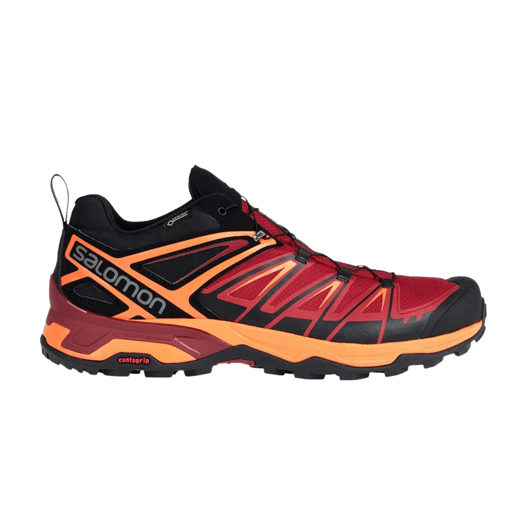 Salomon X Ultra 3 GORE-TEX 'Black Red Dalhia' — Black/Red Dalhia/Scarlet Ibis