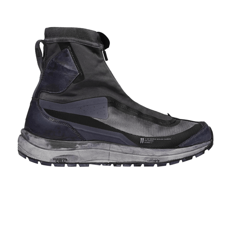 11 By Boris Bidjan Saberi x Salomon Bamba 2 High 'Black Dye' — Black Dye