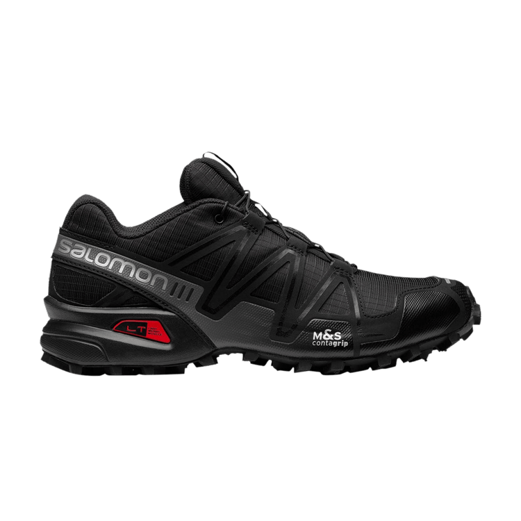 Salomon Speed Cross 3 'Black Quiet Shade' — Black/Black/Quiet Shade