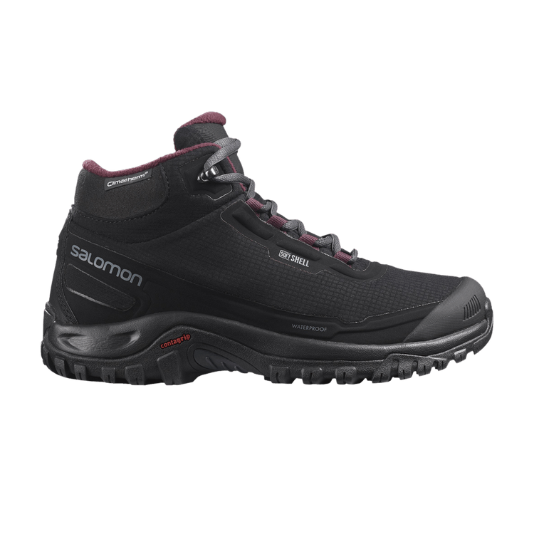 Salomon Wmns Shelter CSWP 'Black Ebony' — Black/Ebony/Wine Tasting