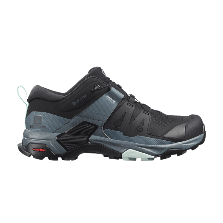 Salomon Wmns X Ultra 4 GORE-TEX 'Black Opal Blue' — Black/Stormy Weather/Opal Blue