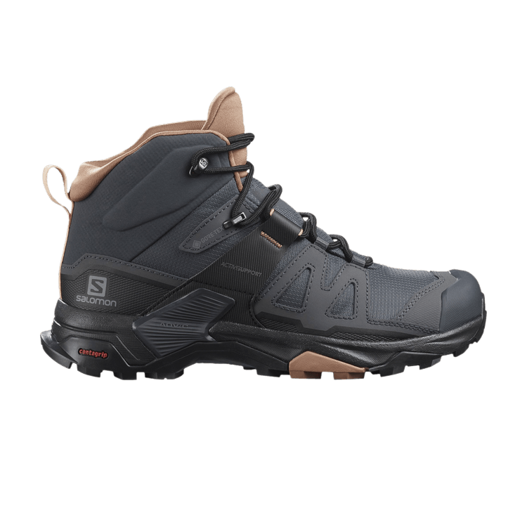 Salomon Wmns X Ultra 4 Mid GORE-TEX 'Ebony Mocha Mousse' — Ebony/Mocha Mousse/Almond Cream