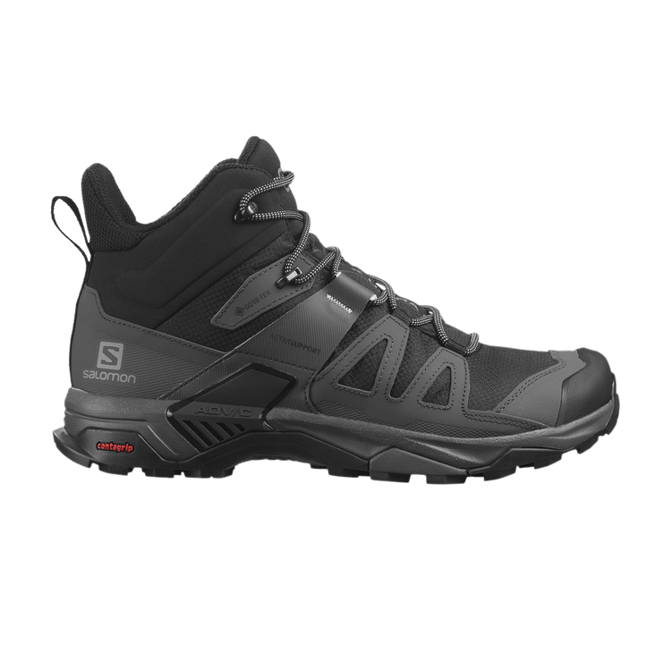 Salomon X Ultra 4 Mid GORE-TEX 'Black Magnet' — Black/Magnet/Pearl Blue