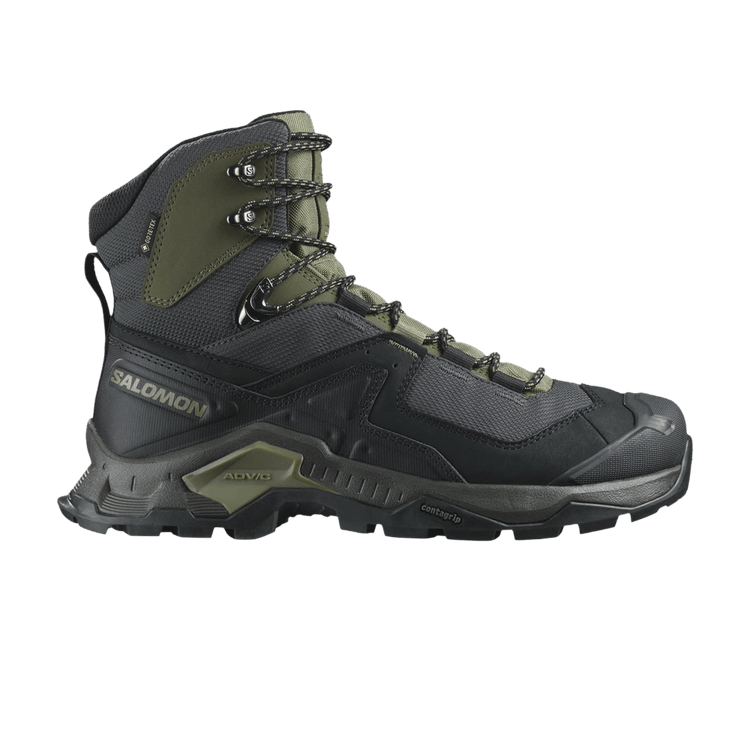 Salomon Quest Element GORE-TEX 'Black Lichen Green' — Black/Deep Lichen Green