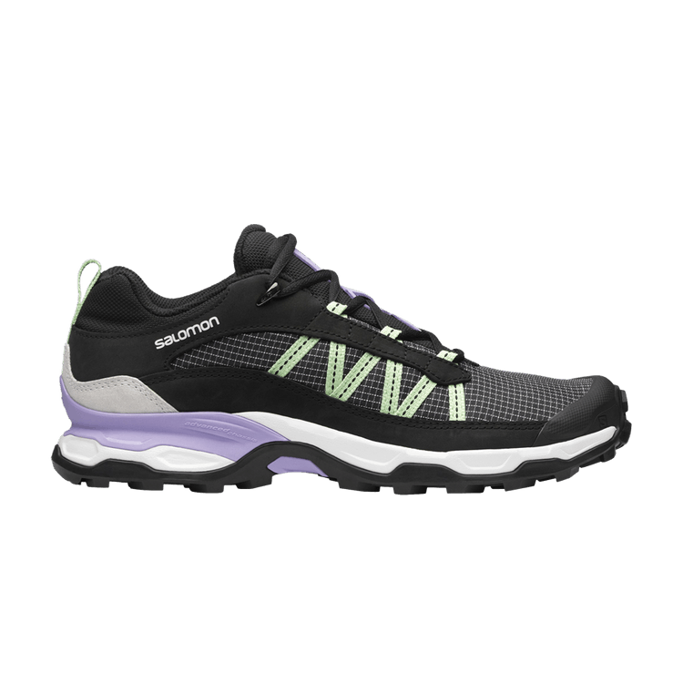 Salomon Shelter Low Leather 'Black Patina Green' — Black/White/Patina Green