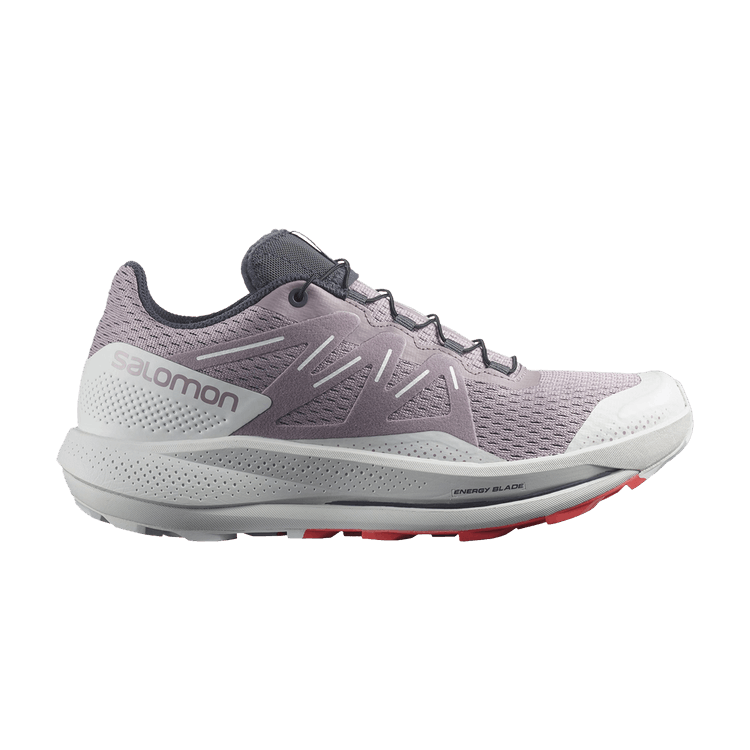 Salomon Wmns Pulsar Trail 'Quail Lunar Rock' — Quail/Lunar Rock/Poppy Red