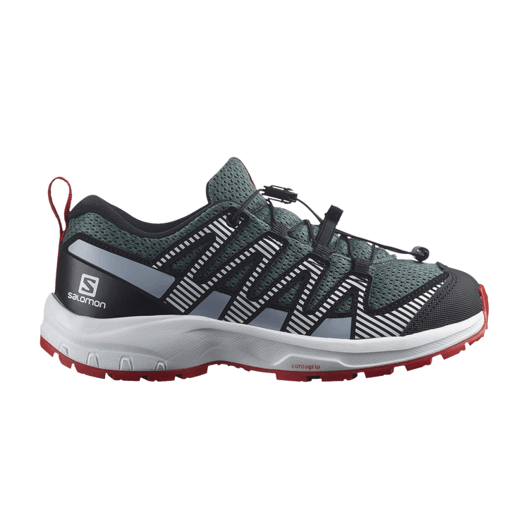 Salomon XA Pro V8 Junior 'Stormy Weather' — Stormy Weather/Zen Blue/Goji Berry