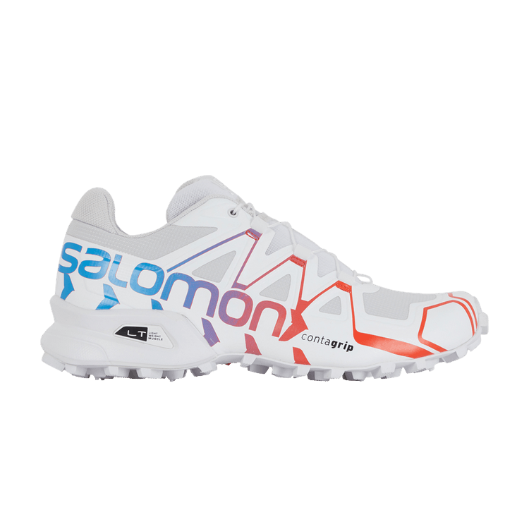 Salomon Speedcross Offroad 'White Blue Red' — White/Black/Blithe