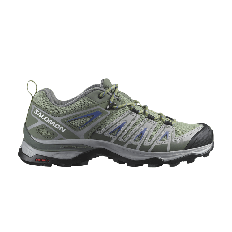 Salomon Wmns X Ultra Pioneer 'Oil Green Castor Grey' — Oil Green/Castor Grey/Amparo Blue