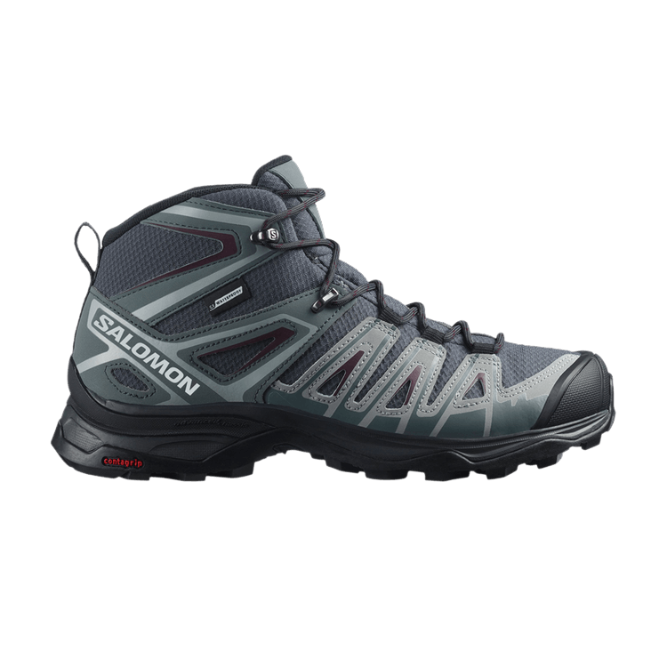 Salomon Wmns X Ultra Pioneer Mid CSWP 'Ebony Stormy Weather' — Ebony/Stormy Weather/Wine Tasting