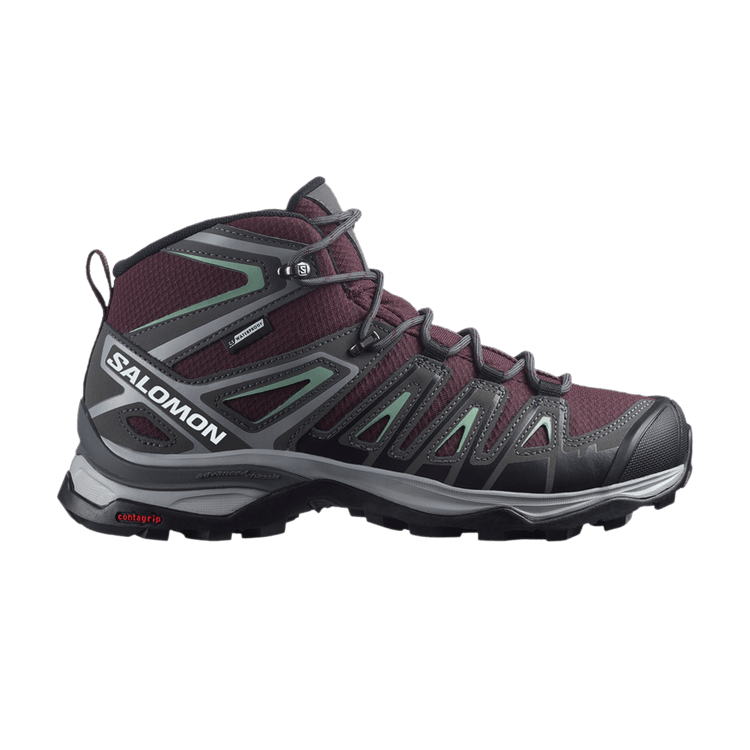 Salomon Wmns X Ultra Pioneer Mid CSWP 'Wine Tasting Granite Green' — Wine Tasting/Magnet/Granite Green