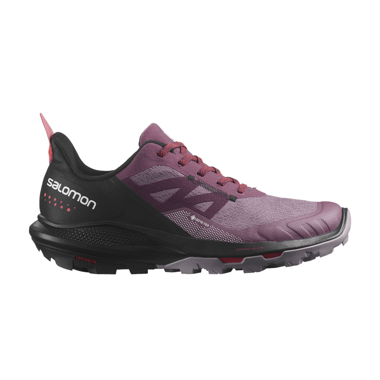 Salomon Wmns Outpulse GORE-TEX 'Tulipwood Black' — Tulipwood/Black/Poppy Red