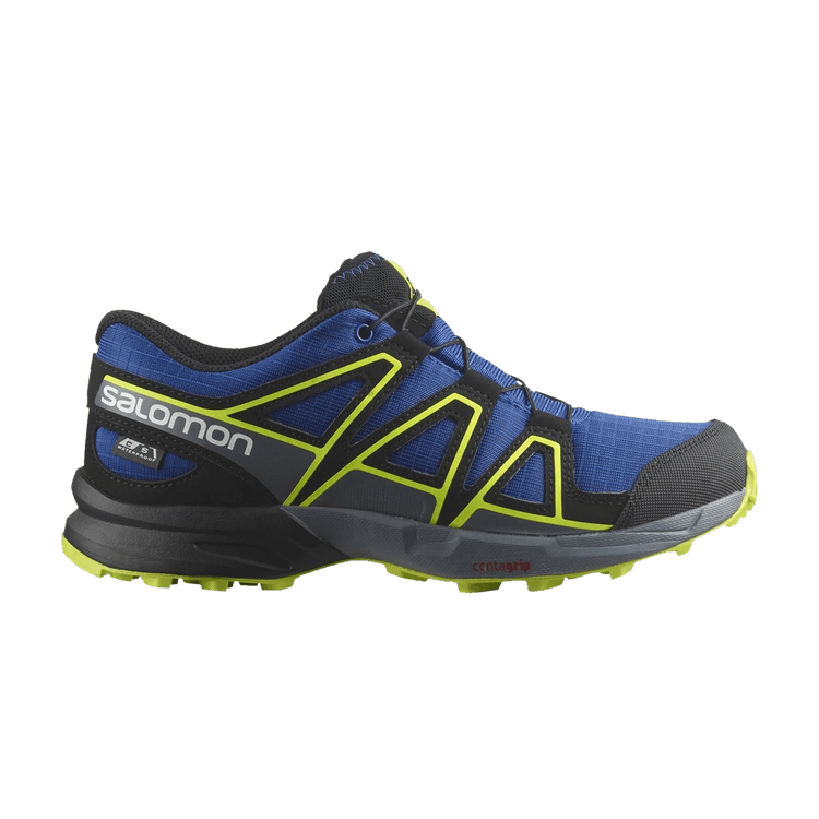 Salomon Speedcross CSWP Junior 'Nautical Blue Acid Lime' — Nautical Blue/Black/Acid Lime
