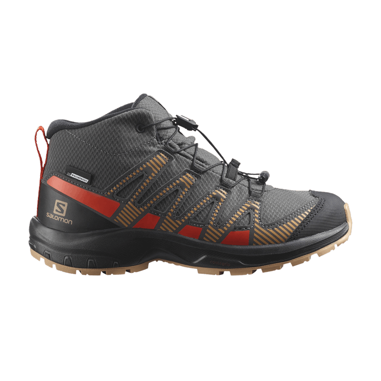 Salomon XA Pro V8 Mid CSWP Junior 'Magnet Cherry Tomato' — Magnet/Acorn/Cherry Tomato