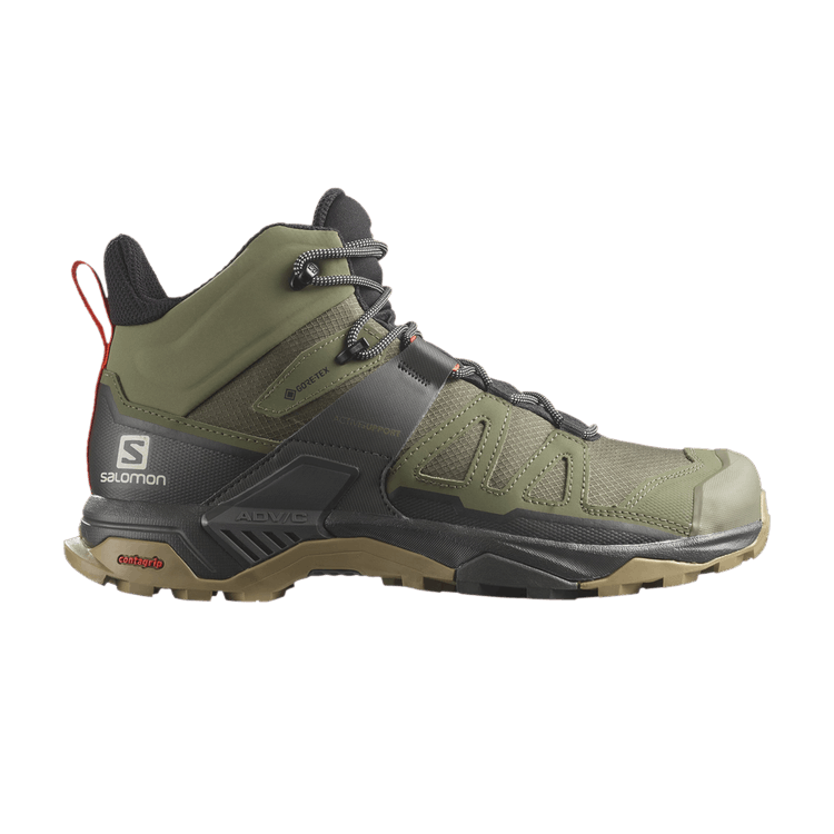 Salomon X Ultra 4 Mid GORE-TEX 'Deep Lichen Green' — Deep Lichen Green/Peat/Kelp
