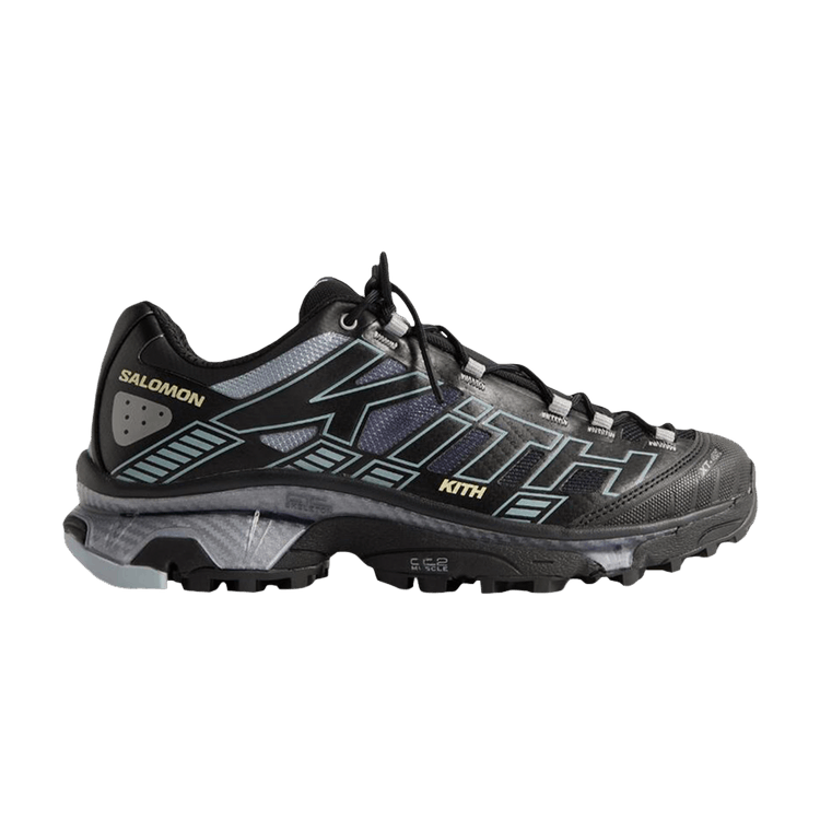 Kith x Salomon XT-4K 'Black Alloy Blue Fog' — Black/Alloy/Blue Fog