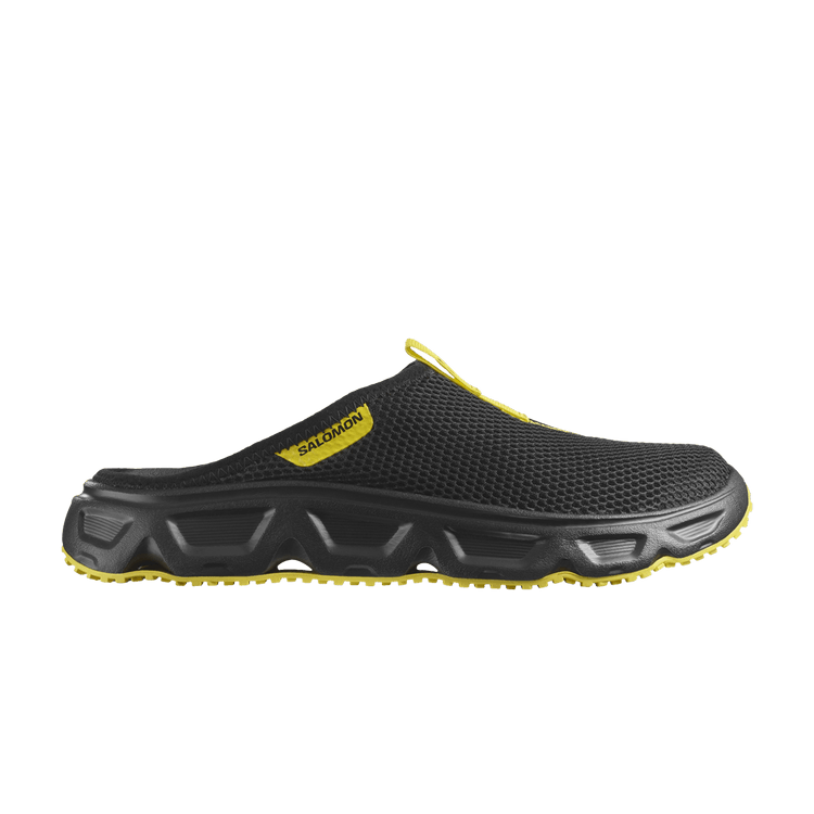 Salomon Reelax Slide 6.0 'Black Buttercup' — Black/Black/Buttercup