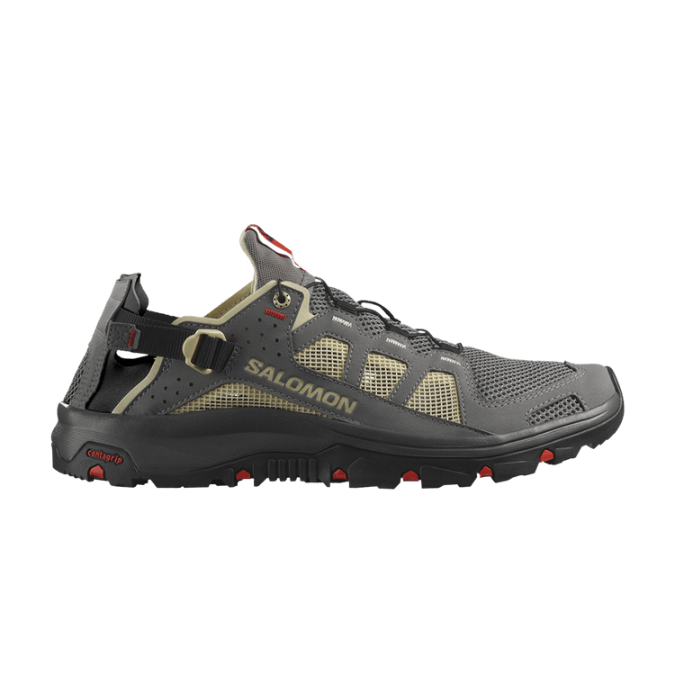 Salomon Techamphibian 5 'Pewter Moth' — Pewter/Moth/Fiery Red