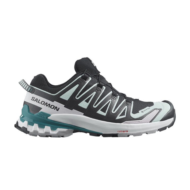 Salomon Wmns XA Pro 3D V9 GORE-TEX 'Black Bleached Aqua' — Black/Bleached Aqua/Harbor Blue
