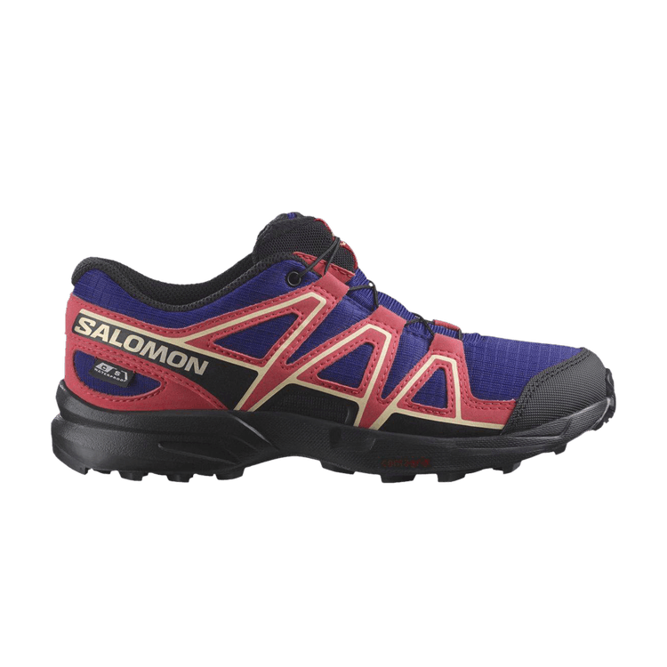 Salomon Speedcross CSWP Junior 'Clematis Blue Virtual Pink' — Clematis Blue/Black/Virtual Pink