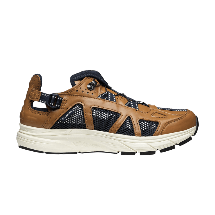 Salomon Techsonic Leather 'Rubber Dark Sapphire' — Rubber/Vanilla Ice/Dark Sapphire