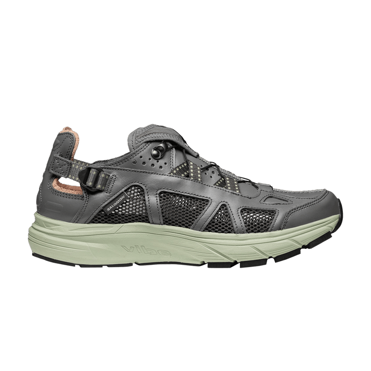 Salomon Techsonic Leather 'Pewter Beluga' — Pewter/Desert Sage/Beluga