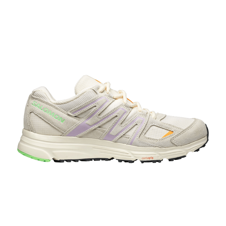 Salomon X-Mission 4 Suede 'Vanilla Ice Orchid Bloom' — Vanilla Ice/Orchid Bloom/Blazing Orange