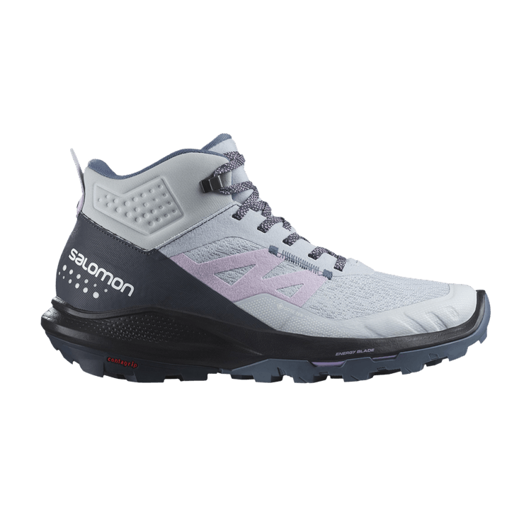 Salomon Wmns Outpulse Mid GORE-TEX 'Arctic Ice Orchid Bloom' — Arctic Ice/India Ink/Orchid Bloom