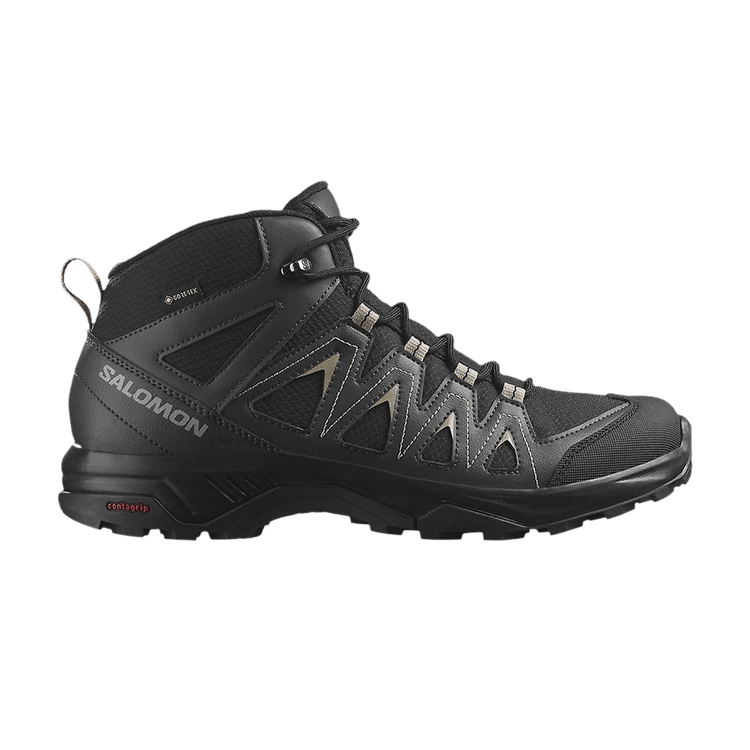 Salomon X Braze Mid Boot 'Black Phantom Vintage Khaki' — Black/Phantom/Vintage Khaki