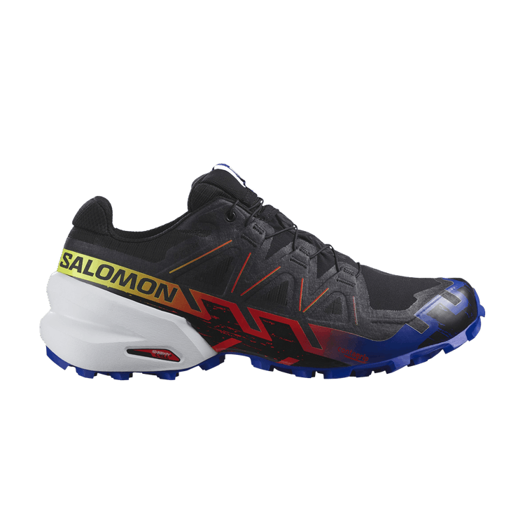 Salomon Speedcross 6 GORE-TEX 'Blue Fire' — Black/Surf The Web/Safety Yellow