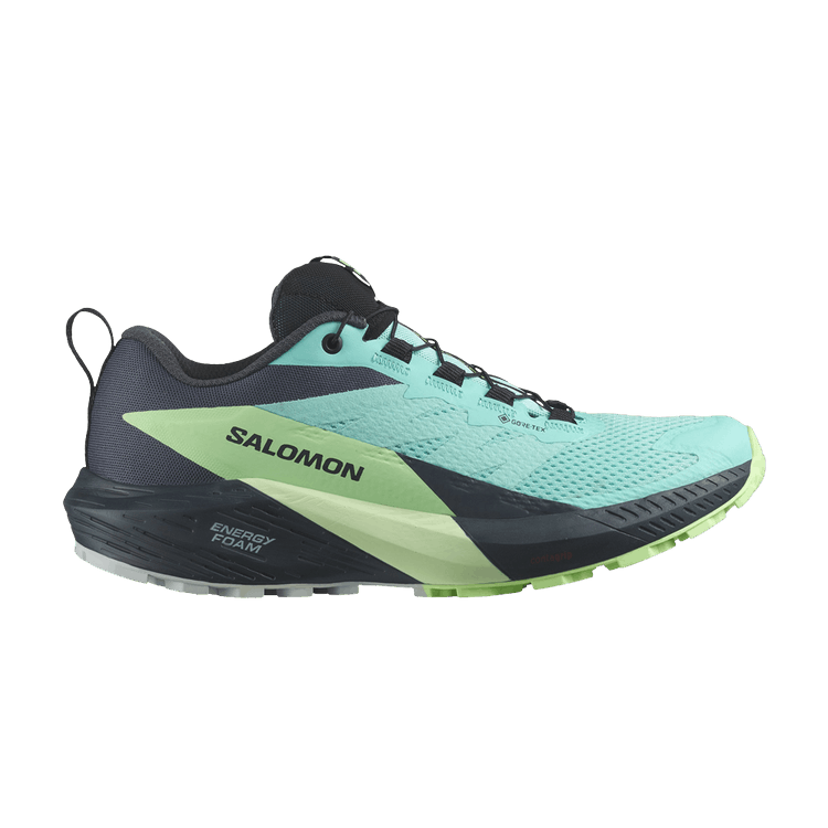 Salomon Wmns Sense Ride 5 GORE-TEX 'Blue Radiance India Ink' — Blue Radiance/Green Ash/India Ink