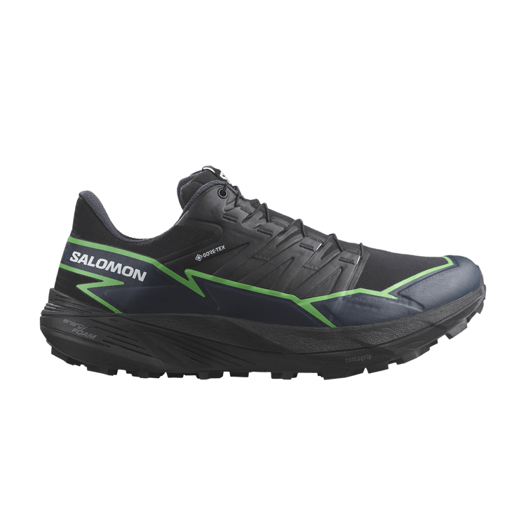 Salomon Thundercross GORE-TEX 'Black Green Gecko' — Black/Green Gecko/Black
