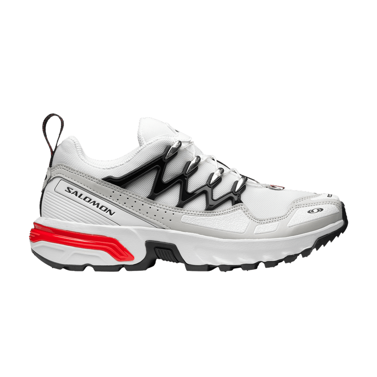 Salomon ACS+ OG 'Lunar Rock Poppy Red' — Lunar Rock/White/Poppy Red