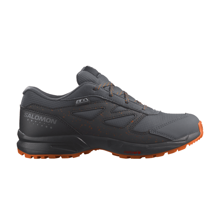 Salomon Outway CSWP Junior 'Ebony Shocking Orange Speckled' — Ebony/Black/Shocking Orange