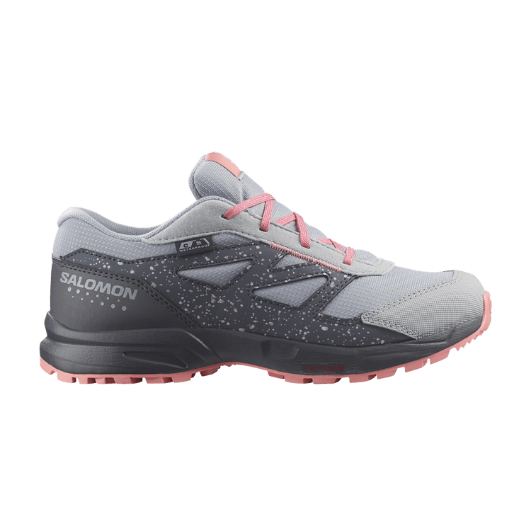 Salomon Outway CSWP Junior 'Quarry Peach Amber Speckled' — Quarry/Ebony/Peach Amber