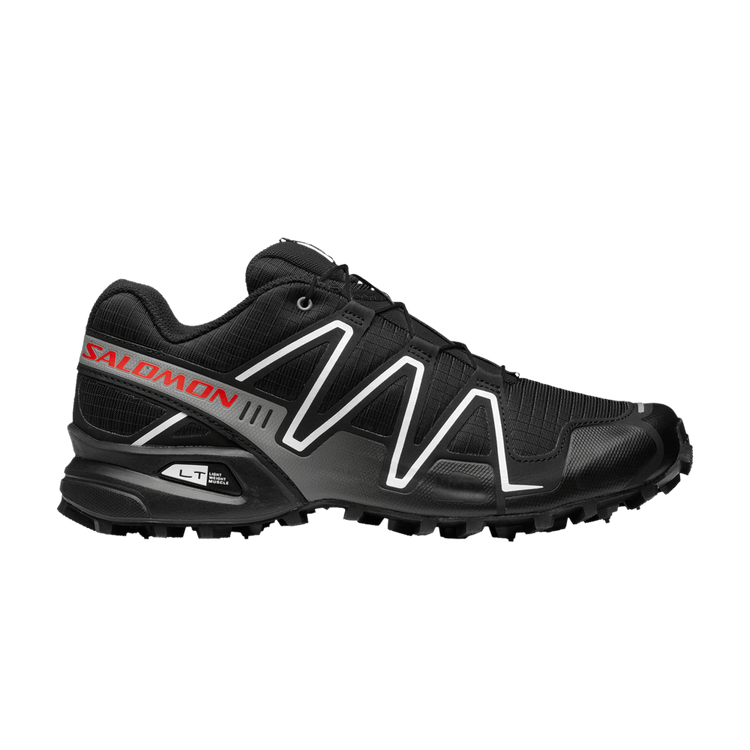 Salomon Speedcross 3 'Black Aurora Red' — Black/White/Aurora Red