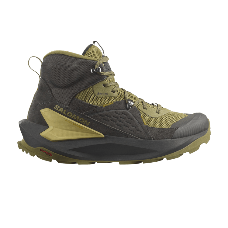 Salomon Elixir Mid GORE-TEX 'Black Dried Herb' — Black/Dried Herb/Southern Moss