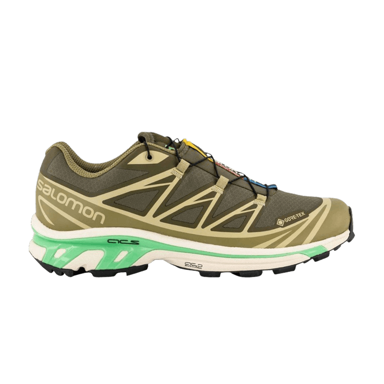 Salomon XT-6 GORE-TEX 'Olive Night Dried Herb' — Olive Night/Dried Herb/Almond Milk
