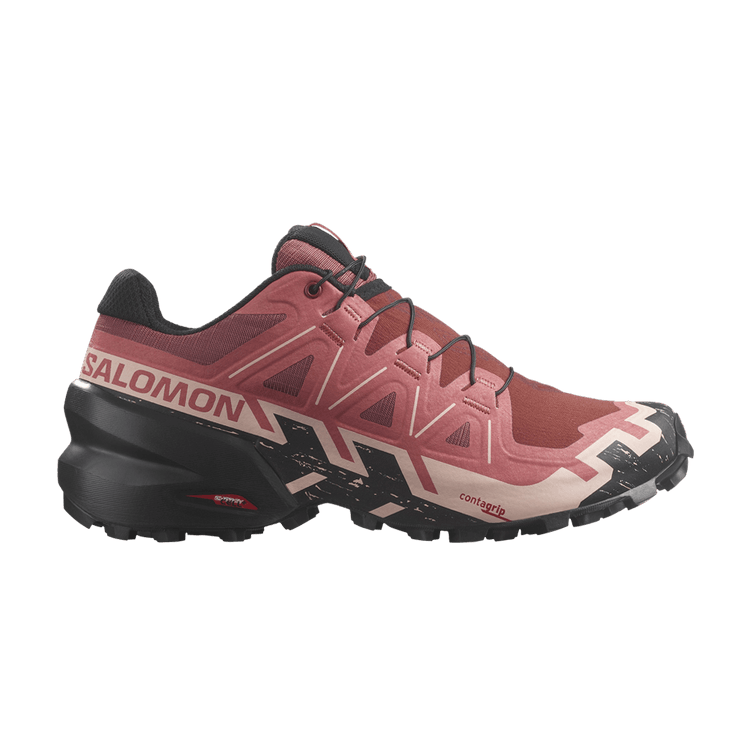 Salomon Wmns Speedcross 6 'Cow Hide English Rose' — Cow Hide/Black/English Rose