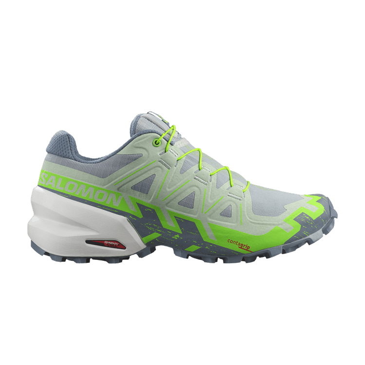 Salomon Wmns Speedcross 6 'Quarry Green Gecko' — Quarry/Green Gecko/Flint Stone