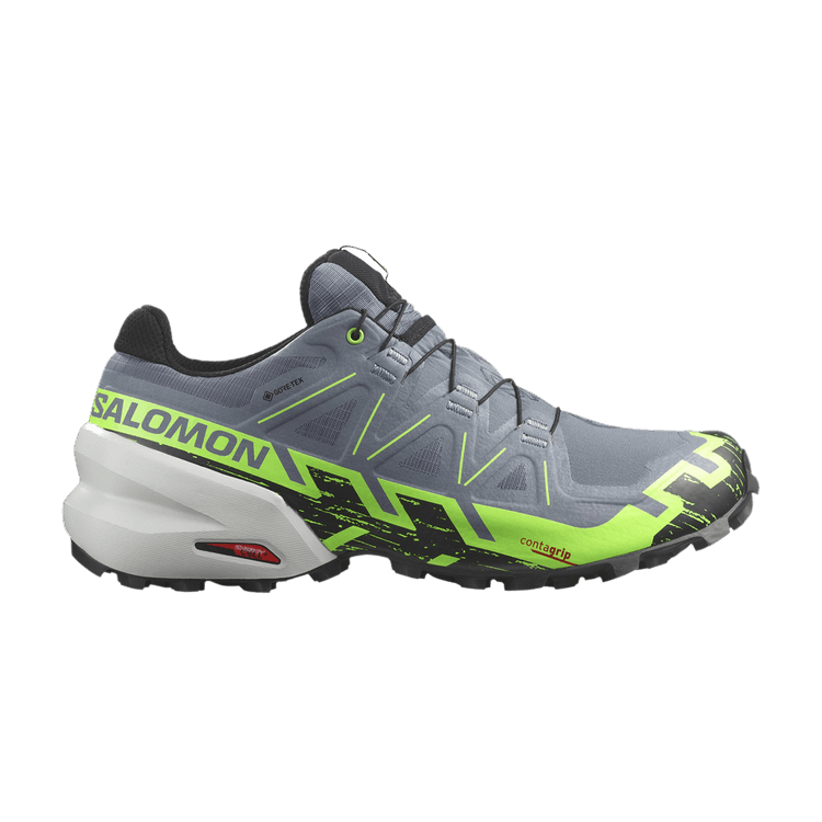 Salomon Speedcross 6 GORE-TEX 'Flint Stone Green Gecko' — Flint Stone/Green Gecko/Black
