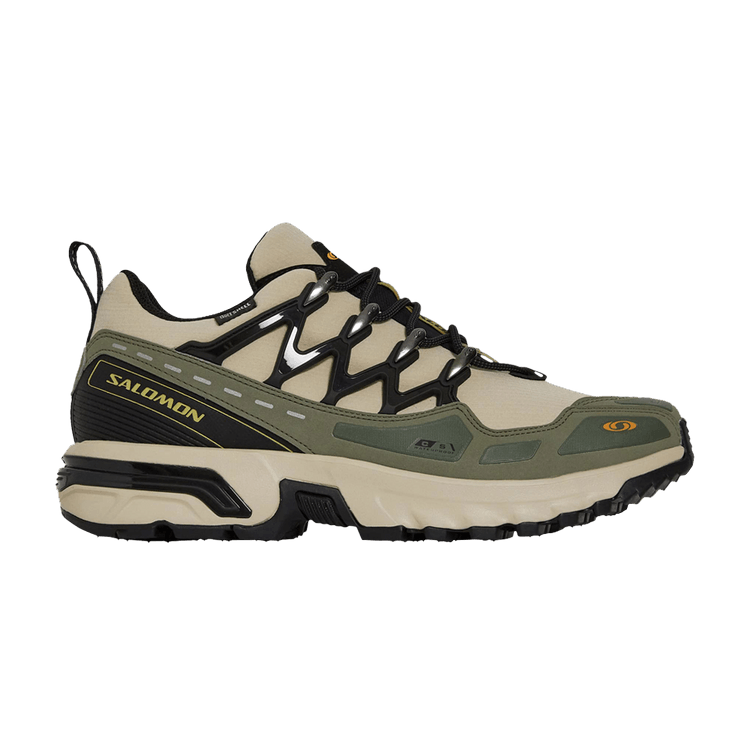 Salomon ACS+ CSWP 'Cement Deep Lichen Green' — Cement/Deep Lichen Green/Orange Pepper