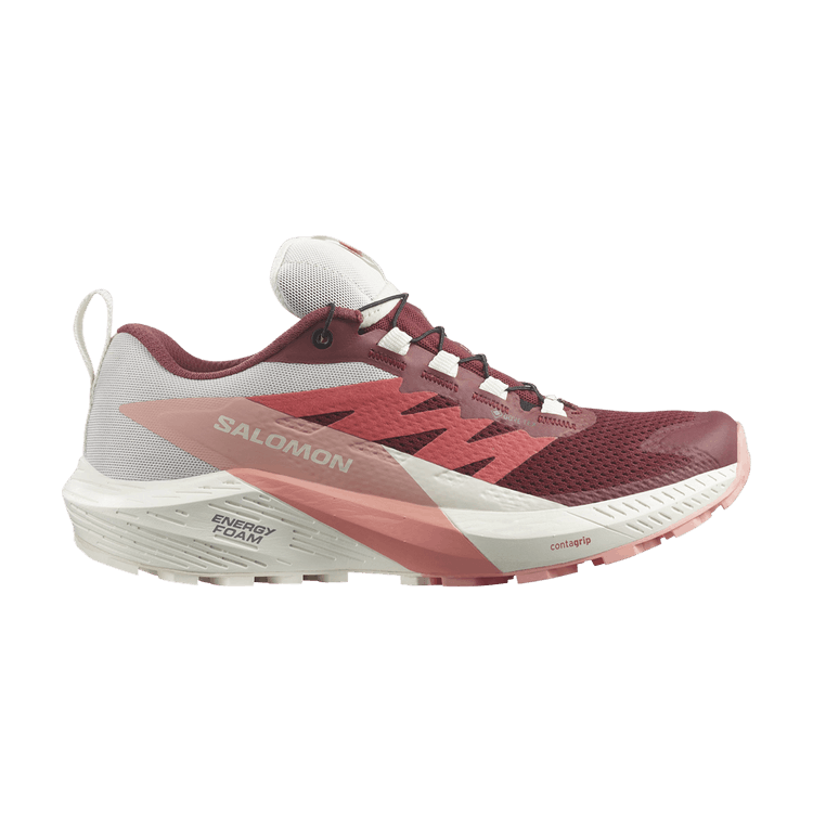 Salomon Wmns Sense Ride 5 GORE-TEX 'Syrah Peach Amber' — Syrah/Vanilla Ice/Peach Amber