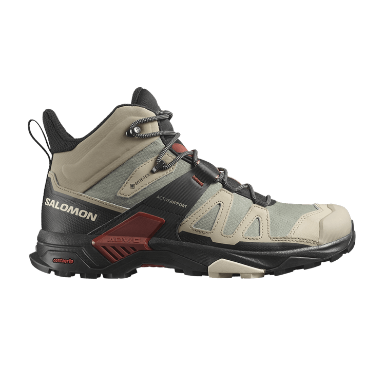 Salomon X Ultra 4 Mid GORE-TEX 'Vintage Khaki Black' — Vintage Khaki/Black/Burnt Henna