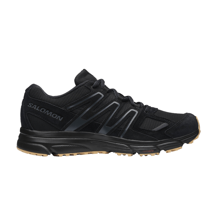 Salomon X-Mission 4 Suede 'Black Gum' — Black/Ebony/Gum