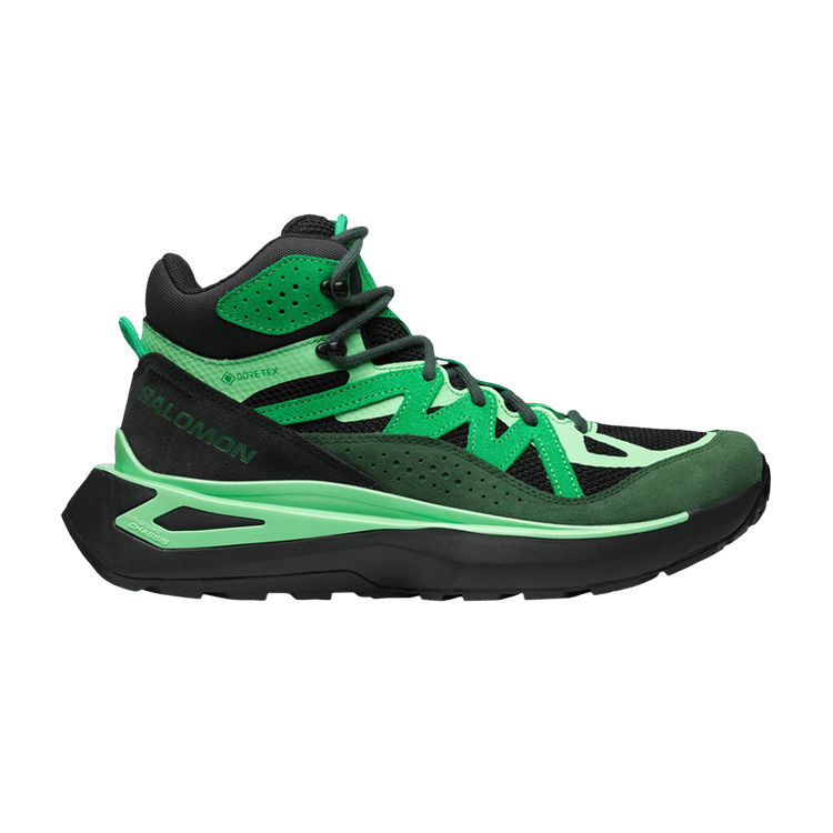 Salomon Odyssey ELMT Mid GORE-TEX 'Eden Bright Green' — Eden/Bright Green/Black
