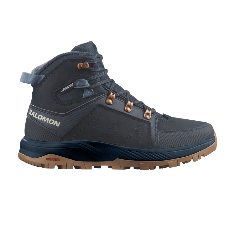 Salomon Wmns Outchill Thinsulate CSWP 'Carbon Bering Sea' — Carbon/Carbon/Bering Sea