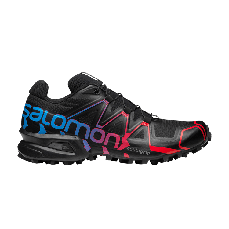 Salomon Speedcross Offroad 'Black High Risk Red' — Black/Ibiza Blue/High Risk Red
