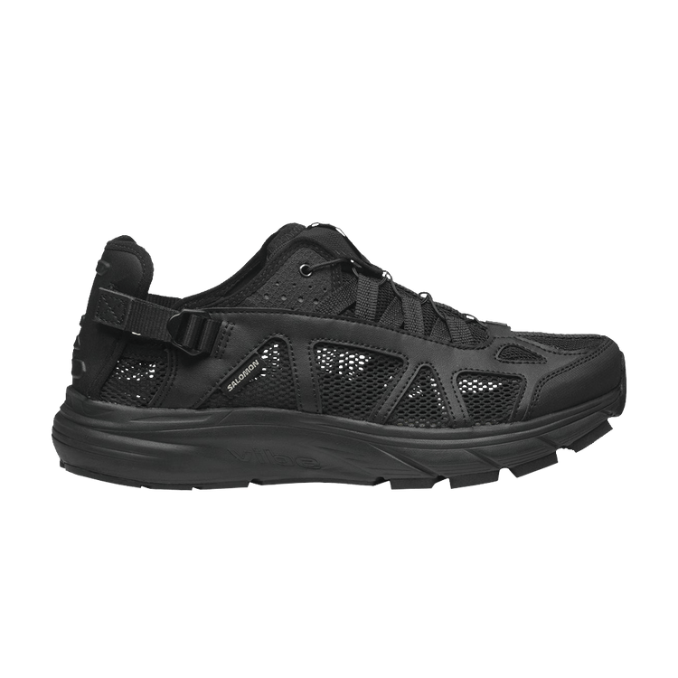 Salomon Techsonic 'Black' — Black/Black/Vanilla Ice