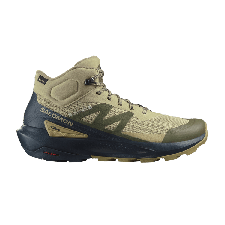 Salomon Elixir Activ Mid GORE-TEX 'Slate Green Carbon' — Slate Green/Carbon/Glacier Grey